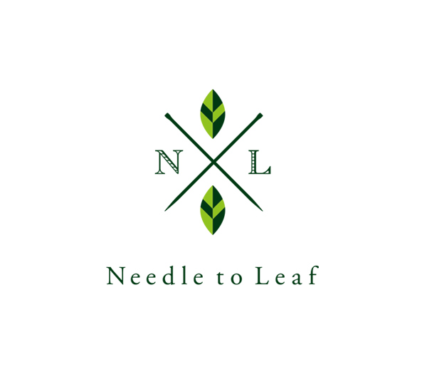 Needle to Leaf - 日本茶のお店　ロゴ